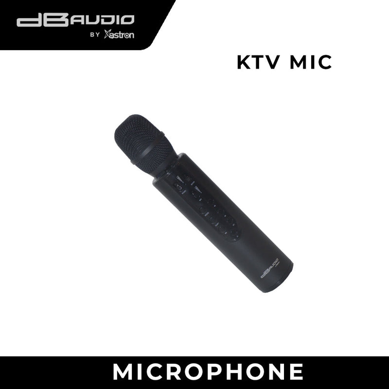 DB Audio by Astron KTVMIC All-in-One Karaoke Microphone & Speaker - Bluetooth | Wireless | Rechargeable