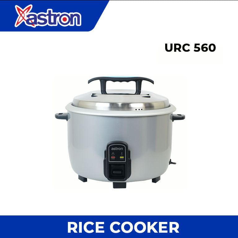 Astron URC560 5.6L Commercial Rice Cooker - Heavy Duty | Up to 28 Cups | Large Capacity | Keep warm Function | Anti-Rust