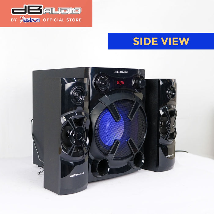 Db Audio MAX-62 2.1 Home Theater Subwoofer System | Bluetooth | 6" woofer | 800 Watts | FM Radio