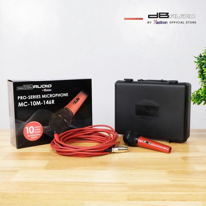 Db Audio MC-10M-146R wired pro-series microphone | 10 meters cable length | professional | metal bod