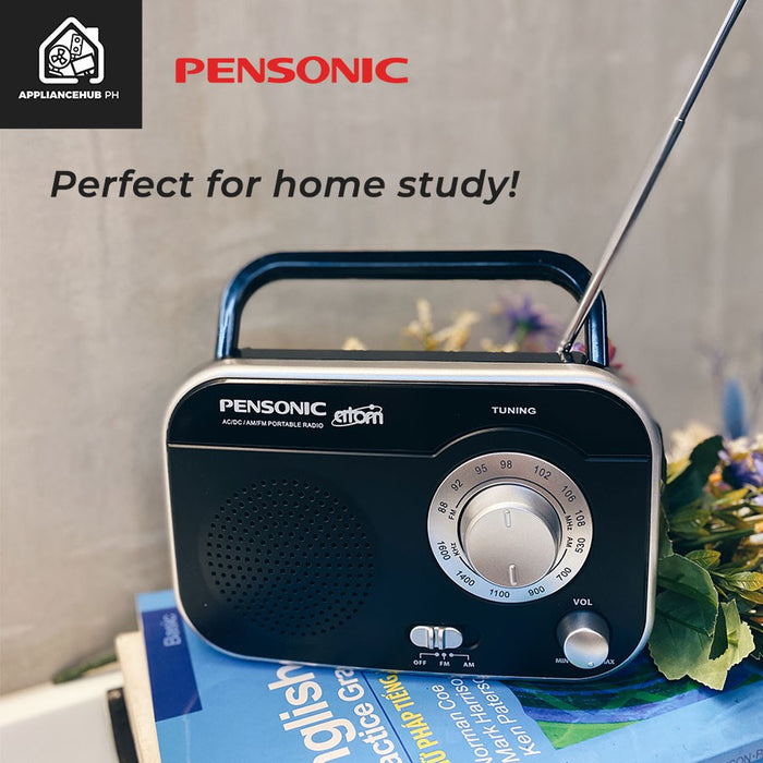 Pensonic Atom Portable AM/FM Radio (Black)