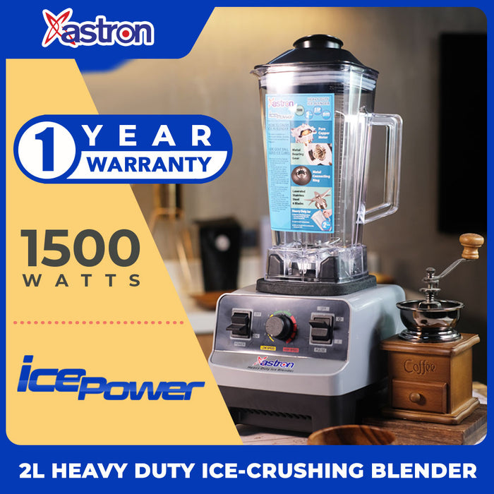 Astron ICEPOWER 1500W Heavy Duty Blender | Ice-Crushing | 2L Capacity