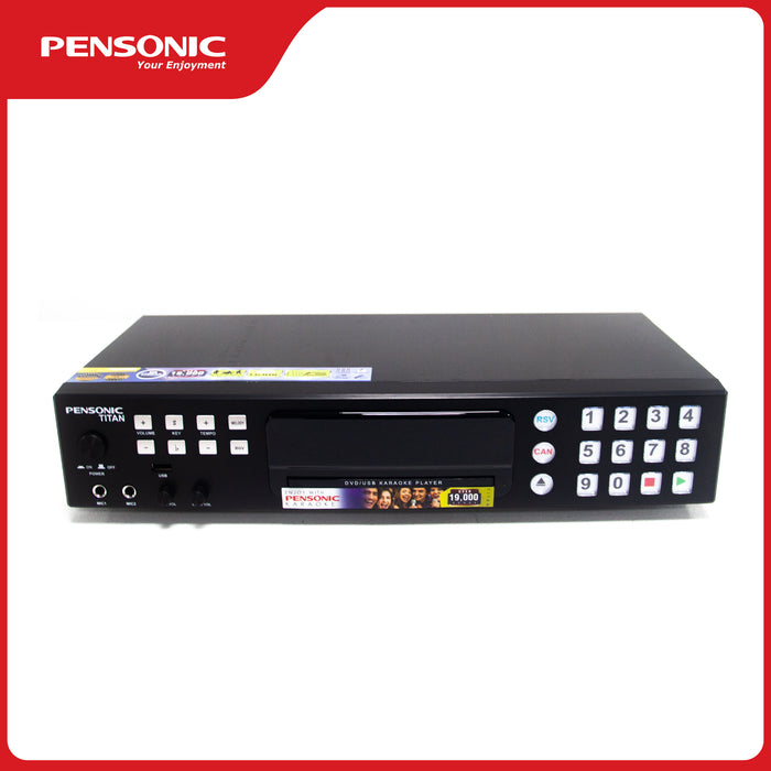Pensonic Titan Karaoke/MIDI/DVD/USB Player by Platinum (Black) with over 16,000 Songs