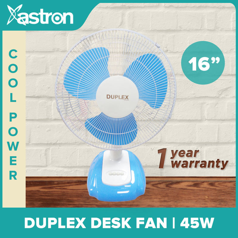Astron Duplex Desk Fan 16