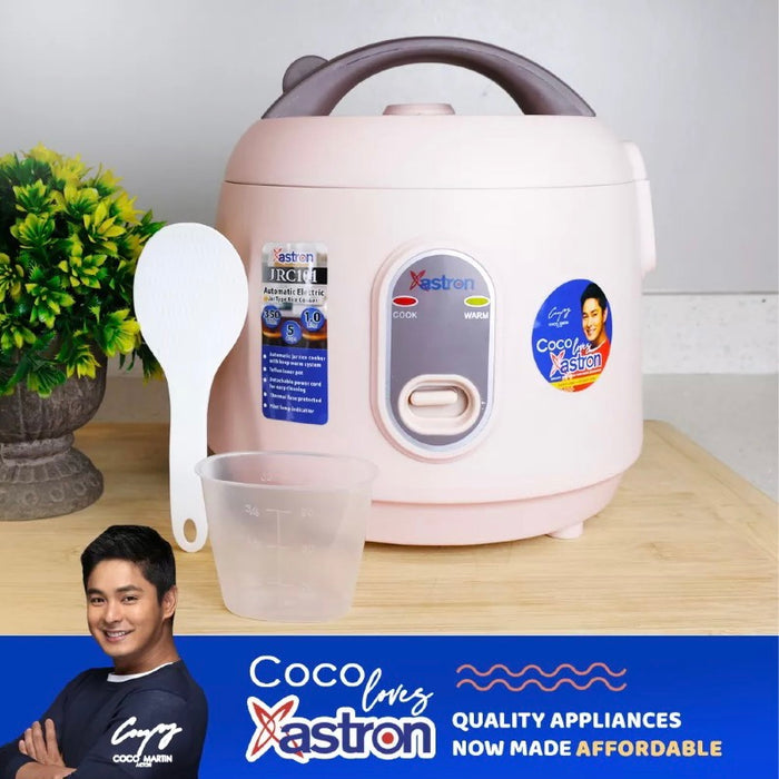 Astron JRC-101 1L Jar Type Rice Cooker (Pastel Pink) 5 cups 350W 3-4 persons free paddle aesthetic rice cooker minimalist rice cooker pastel rice cooker small rice cooker