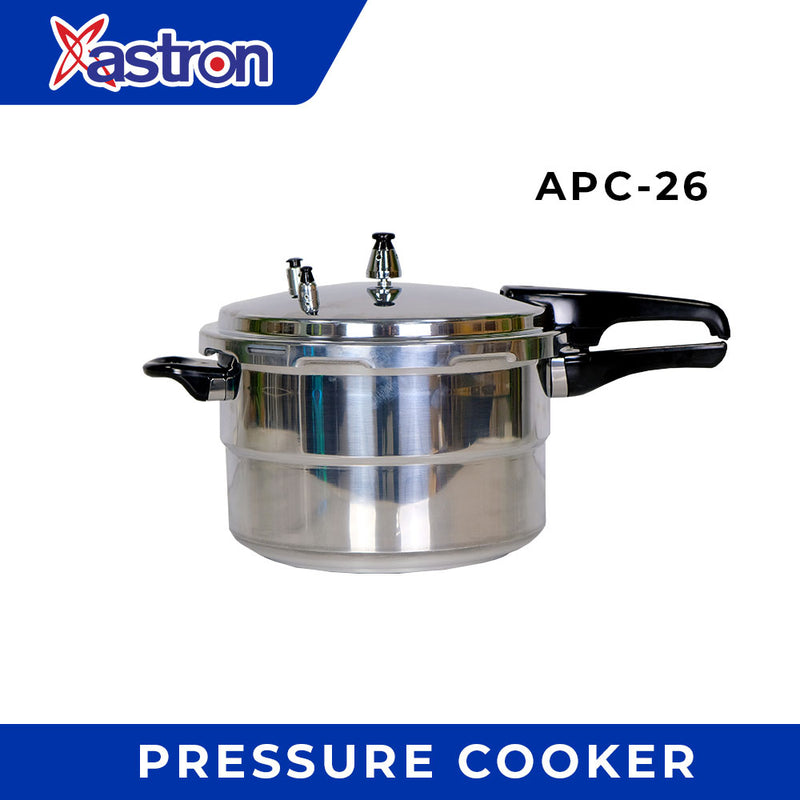 Astron APC26 Pressure Cooker - 9 Liter Capacity | Induction Safe | Fast & Even Cooking