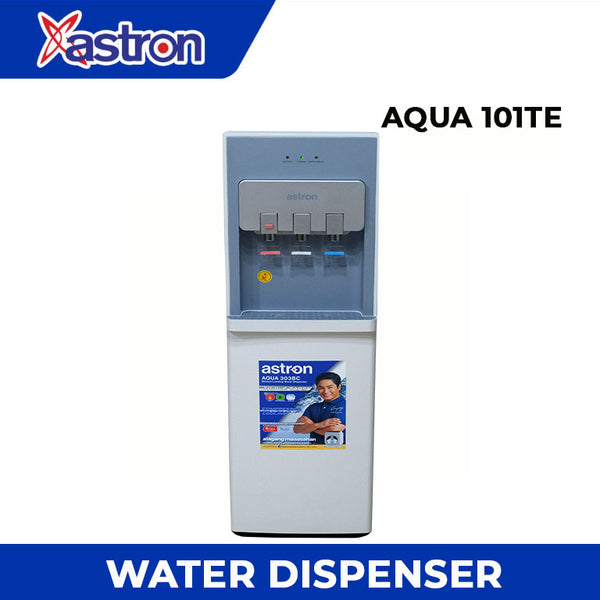 Astron AQUA101TE Top Load Electronic Water Dispenser - Triple Taps | Hot | Normal | Cold | Child Lock