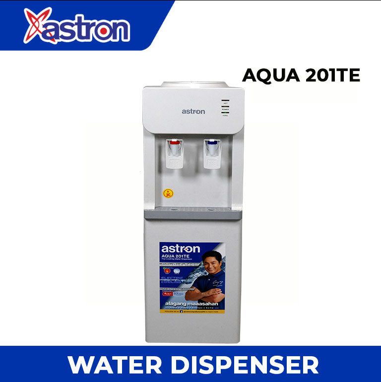 Astron AQUA101TE Top Load Electronic Water Dispenser - Triple Taps | Hot | Normal | Cold | Child Lock