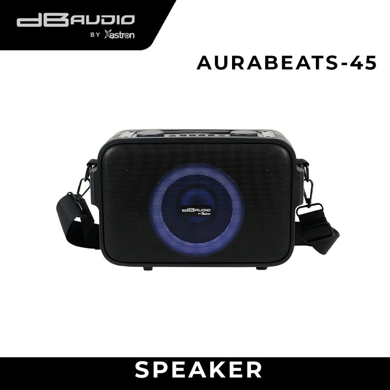DB Audio by Astron AURABEATS45 Portable Karaoke Speaker - Bluetooth | Rechargeable | Powerful Sound | 450W | Bluetooth