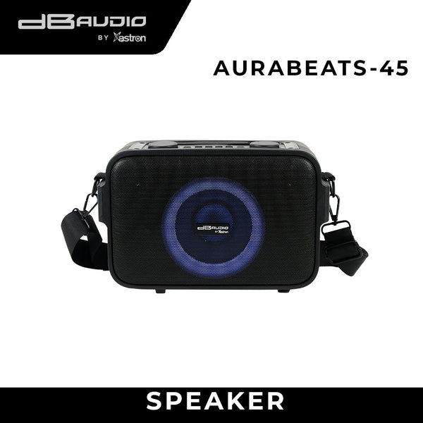 DB Audio by Astron AURABEATS45 Portable Karaoke Speaker - Bluetooth | Rechargeable | Powerful Sound | 450W | Bluetooth