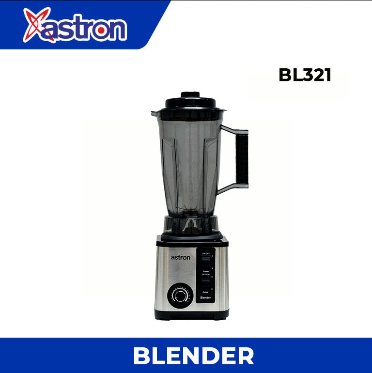 Astron BL321 3in1 Multi-Purpose Blender - with Stirring Rod | Blend | Chop | Grind | Powerful Motor | 9500W