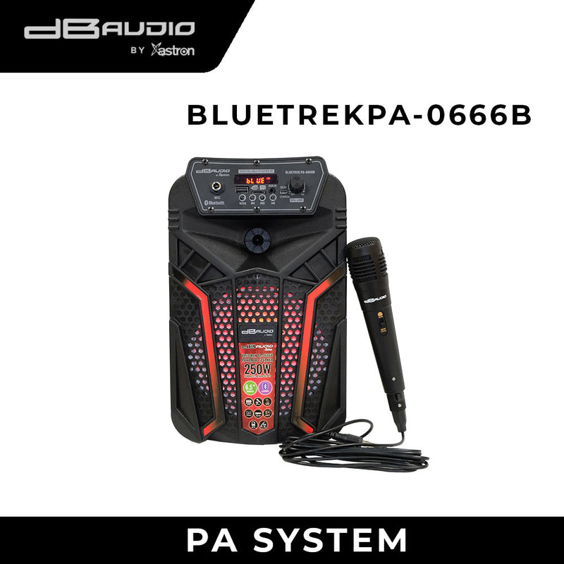 dB Audio BLUETREKPA-0666B PA System
