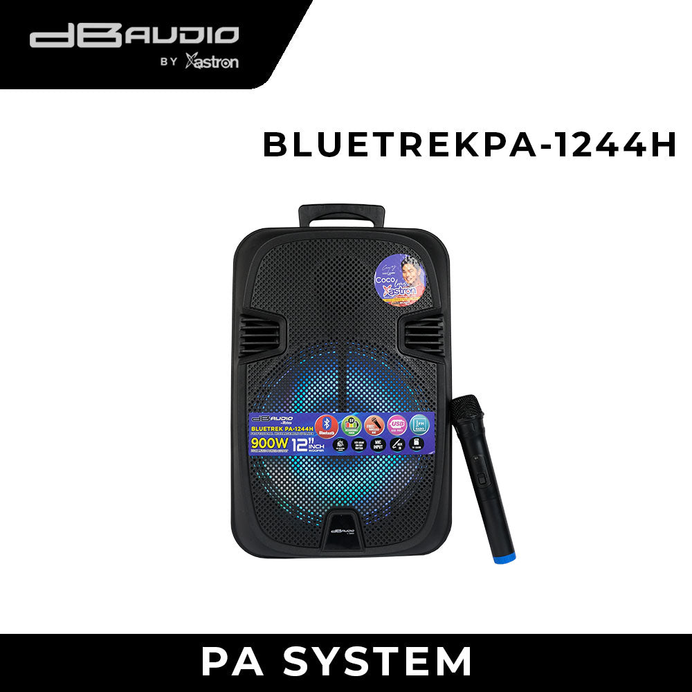 DB Audio by Astron BLUETREKPA1244H Portable Mobile Trolley Speaker - B ...