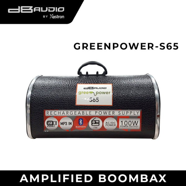 dB Audio GreenPower-S65 Amplified Boombax