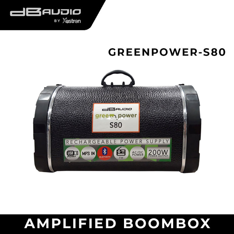 dB Audio GreenPower-S80 Amplified Boombax