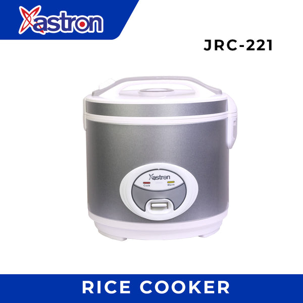 Astron JRC221 Jar Type Rice Cooker With Steamer - 2.2L Capacity | Premium Series | Easy to Clean | Stainless Steel | Anti-rust | Ideal for 10-13 Persons | 900W