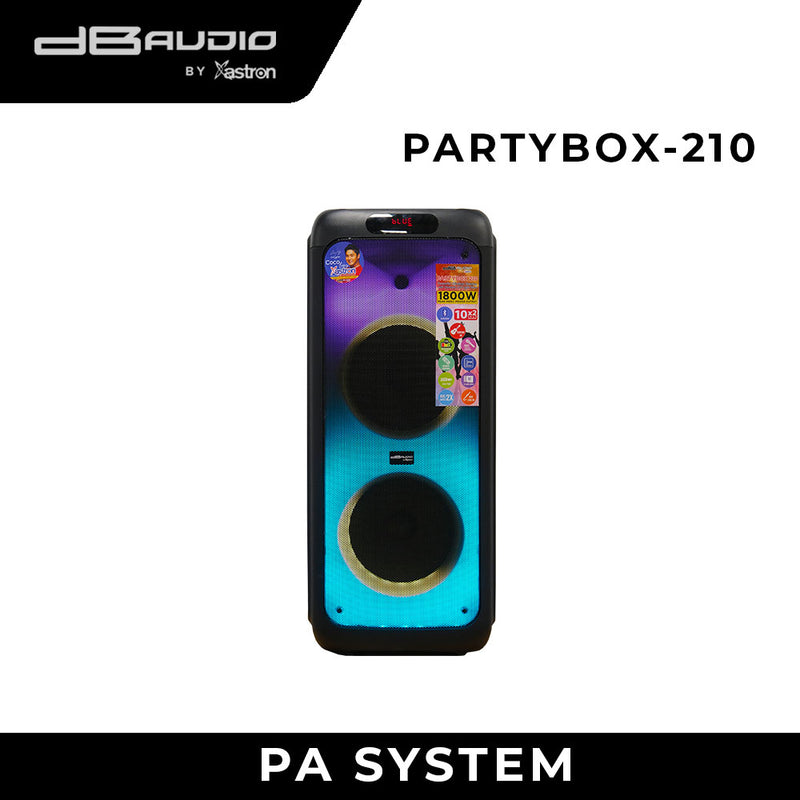 DB Audio by Astron PARTYBOX210 Mobile Trolley Speaker - Bluetooth | 10