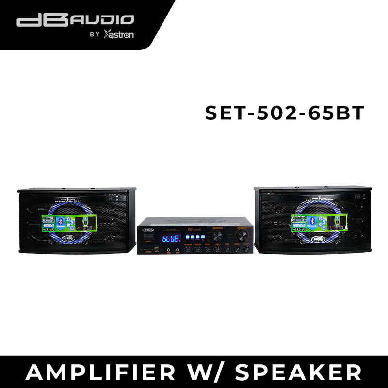 dB Audio SET-502-65BT Amplifier Set