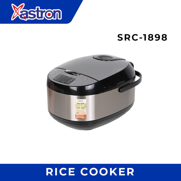 Astron SRC1898 Smart Rice Cooker - 1.8 Liter Capacity | Digital LED Display | Automatic Functions | Ideal for 6-10 Persons | 850W