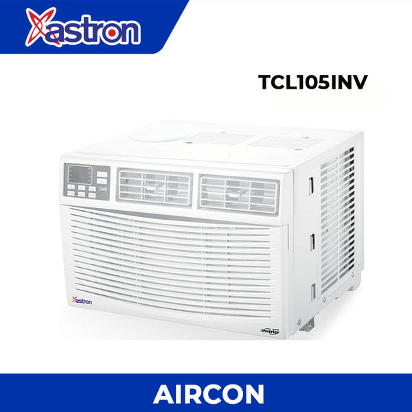 Astron 1 HP Fully Inverter Window Type Aircon - TCL105INV | Eco+ Series | R32 Refrigerant | Remote Controlled | Energy Saving | Built-in Air Filter | Anti-Rust