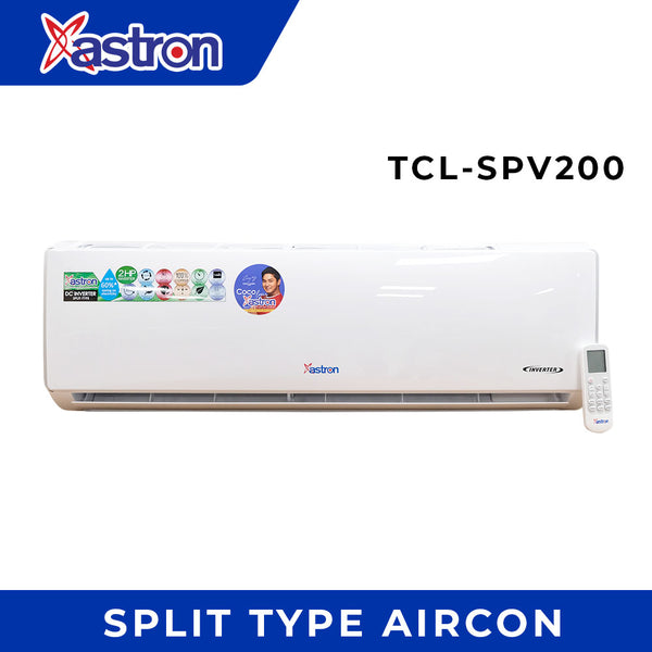 Astron 2HP Inverter Split-Type Aircon - TCLSPV200 | Energy Efficient | Low Noise | Anti-Rust Body | Durable Build