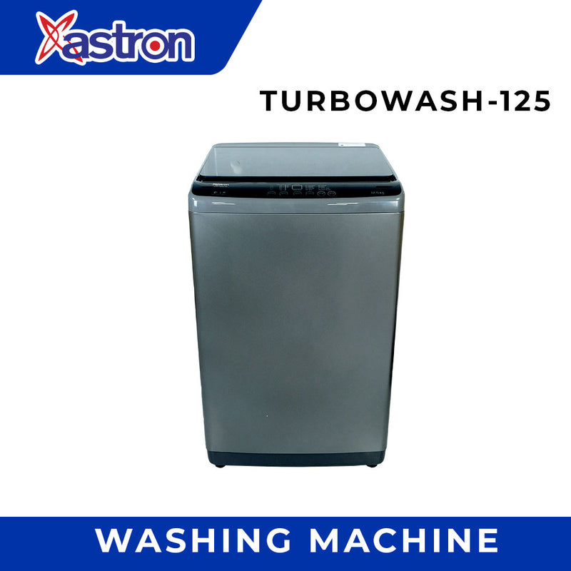 Astron TURBOWASH125 Fully Automatic Washing Machine - 12.5kg Capacity | Wash and Dry | Energy Efficient | Heavy Duty | Rust Proof