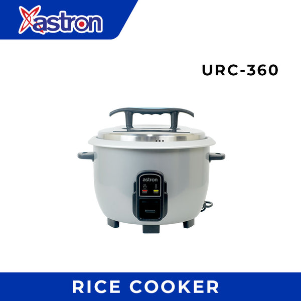 Astron URC360 3.6L Commercial Rice Cooker - Heavy Duty | Up to 20 cups | Large Capacity | Keep warm Function | Anti-Rust