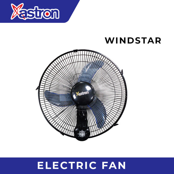 Astron WINDSTAR 16" Electric Wall Fan - White | Transparent Banana Blade | Strong Airflow | Powerful Motor | 50W