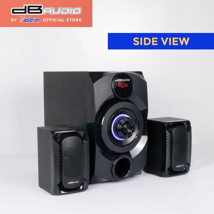 Db Audio MAX-52 2.1 Home Theater Subwoofer System | Bluetooth | 5" woofer | 600 Watts | FM Radio