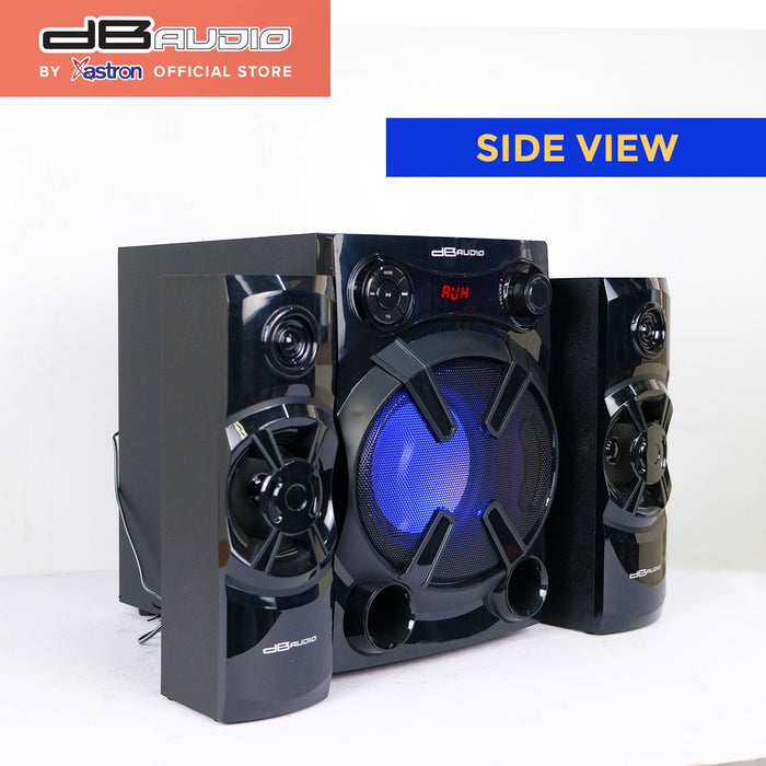 Db Audio MAX-85 2.1 Home Theater Subwoofer System | Bluetooth | 8" woofer | 1400 Watts | FM Radio