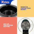 Astron TAF-500M Turbo air fryer | 1500W | 5L inner pot | 6L outer pot | free air fryer recipe book