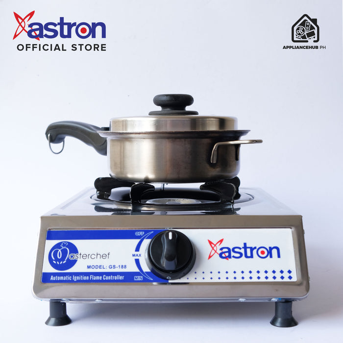 Astron GS-188 Heavy Duty Single Burner Gas Stove  Stainless Body