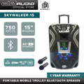 Db Audio by Astron SKYWALKER15 Portable Mobile Trolley Speaker - Bluetooth HIFI Boombox | 14