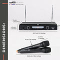 Db Audio MA-1177 Professional wireless microphone system | 2 wireless mic | size AA battery