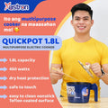 Astron QUICKPOT Multipurpose Electric Cooker - Blue | 1.8 Liter Capacity | Dry Heat Protection | Safe to touch | Nonstick Teflon Coated Surface