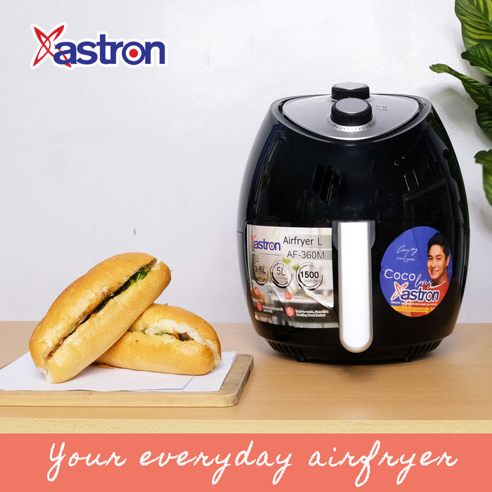 Astron AF360-M 3.6L Turbo Airfryer (Large Size) (1500W) (1 Year Warranty)