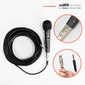 Db Audio by Astron MC15M199 Wired Pro-Series Microphone | 15 Meter Cable | Metal Body | Anti-slip | Studio-Quality Sound | Feedback Control