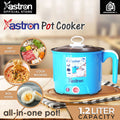 Astron Electric Pot Cooker - Blue | 1.8 Liter Capacity | 450W | Multi-Cooker| Non-Stick Teflon Coating