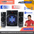 Db Audio MAX-62 2.1 Home Theater Subwoofer System | Bluetooth | 6