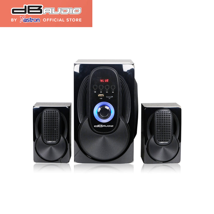 Db Audio MAX-44 2.1 Subwoofer System Bluetooth 4" woofer 500W FM Radio Powerful Bass