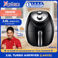 Astron AF360-M 3.6L Turbo Airfryer (Large Size) (1500W) (1 Year Warranty)