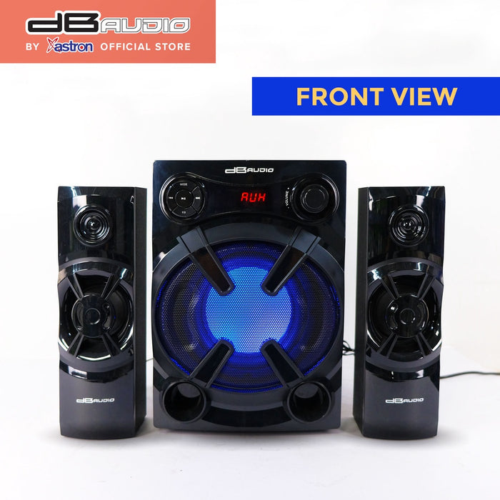 Db Audio MAX-62 2.1 Home Theater Subwoofer System | Bluetooth | 6" woofer | 800 Watts | FM Radio