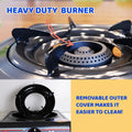 Astron GS133T Single Burner Gas Stove - Teflon Coated | Heavy Duty | Non-stick | Easy to Clean