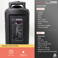 DB Audio by Astron VERSABOX-08 Portable Mobile Trolley Bluetooth Speaker (1000W) (2 FREE Mics) (8