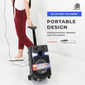 DB Audio by Astron BLUETREK-PA-0898L Portable Mobile Trolley Bluetooth Speaker (750W) (8.5