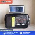 Db Audio SUNBRIGHT Solar-Powered Radio | AM/FM | Flashlight | LED Lamp | Bluetooth | Emergency Use | TF Card