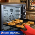 Astron EO45 Electric Convection Oven - Black | 45 Liter Capacity | Built-in Rotisserie | Multi- Function| Interior Lamp | Heavy Duty | 1800W