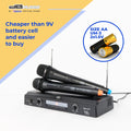 Db Audio MA-1177 Professional wireless microphone system | 2 wireless mic | size AA battery