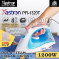 Astron PFI1329T Electric Flat Iron - Dry & Steam | 1200W | with Built-in Steamer | FREE Cup