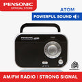 Pensonic Atom Portable AM/FM Radio (Black)